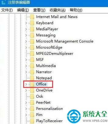 HKEY_CURRENT_USER\Software\Microsoft\Office