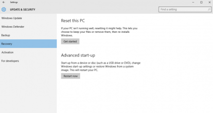 如何恢复出厂设置Windows 10