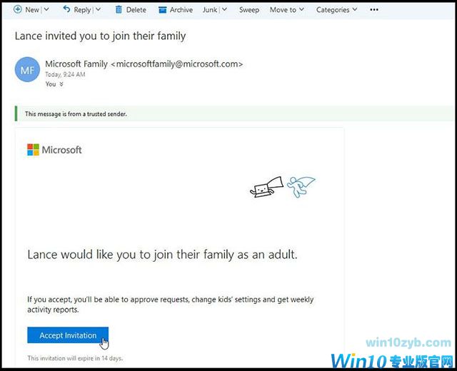 如何在Windows 10中设置家庭帐户