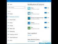 使用Windows 10时，如何让应用程式通知