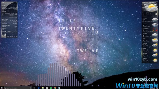 如何用Rainmeter创建一个自定义的Windows 10桌面