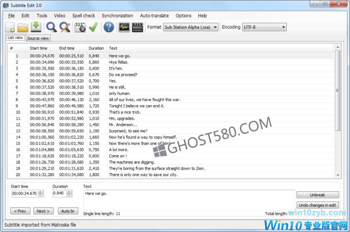 5个最好的Windows 10的字幕编辑软件