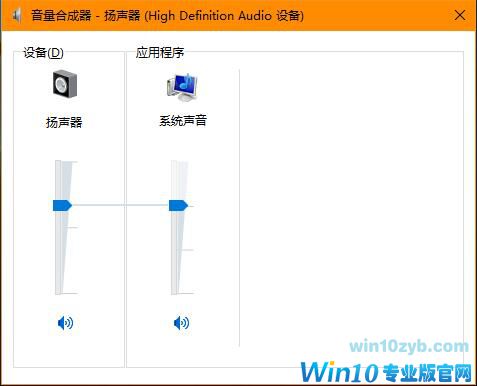 Win10系统声音怎么调? Win10系统音量合成器设置方法