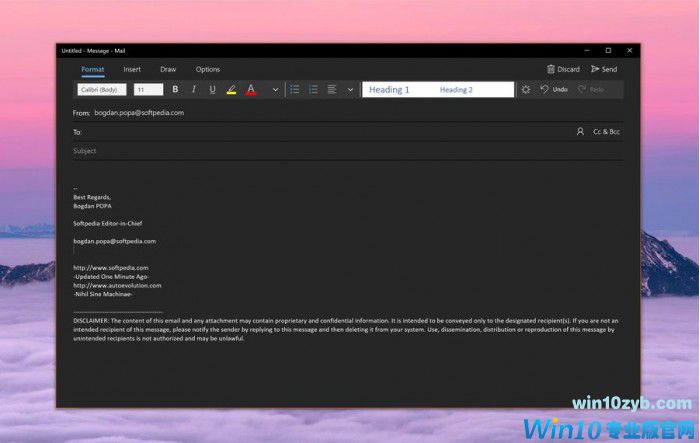 Win10 Mail Dark主题体验：仍有改善空间