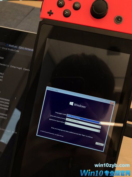 Switch 加载 Windows10 安装界面视频演示1.jpg