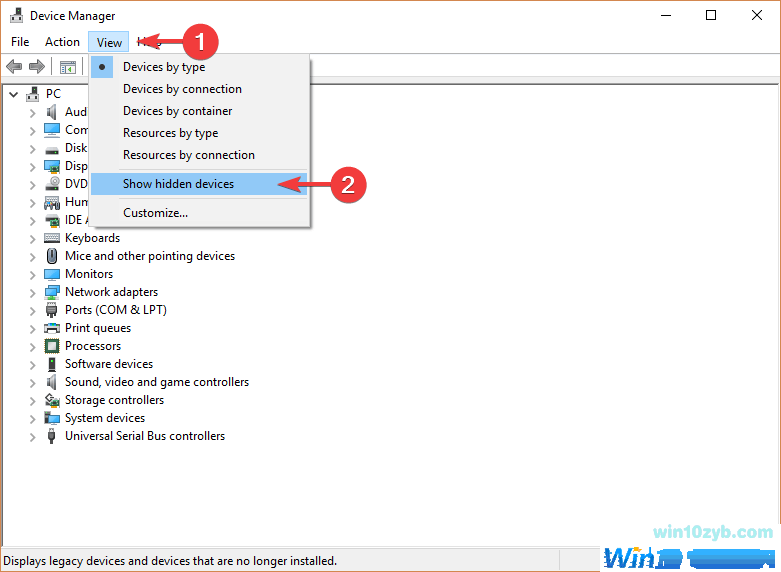 Win10打印机显示未指定设备
