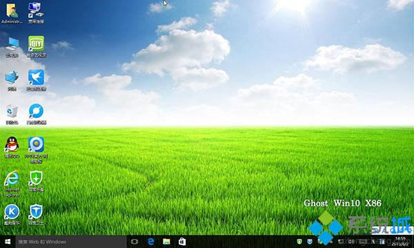 ghost win10 x86（32位）精简专业版开机界面 