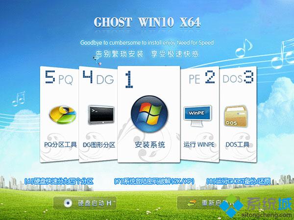 ghost win10 64位增强修正版安装部署图 