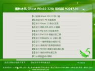 雨林木风Ghost Win10 32位 特别装机版V201704(完美激活)_win10专业版下载