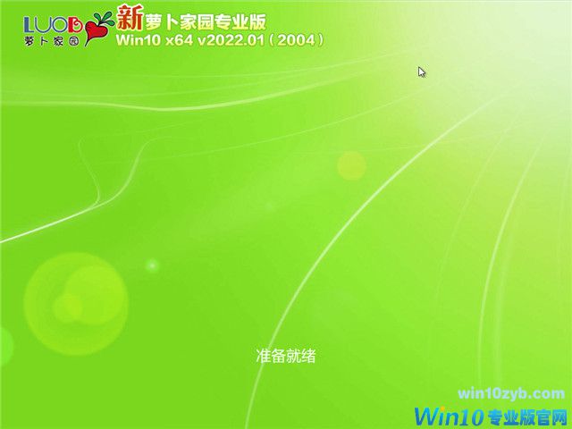 萝卜家园 Win10 64位专业版(2004) v2022.01