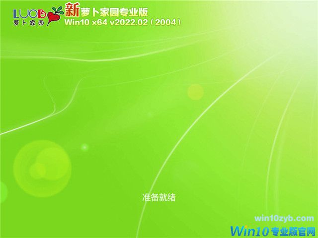 萝卜家园 Win10 64位专业版(2004) v2022.02