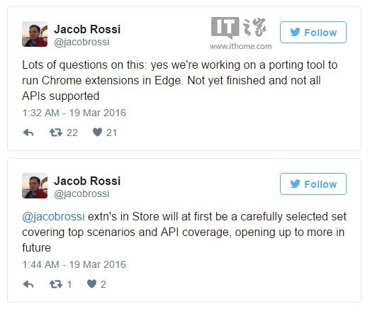 Build2016再放大招：微软欲推出Chrome扩展移植Edge工具