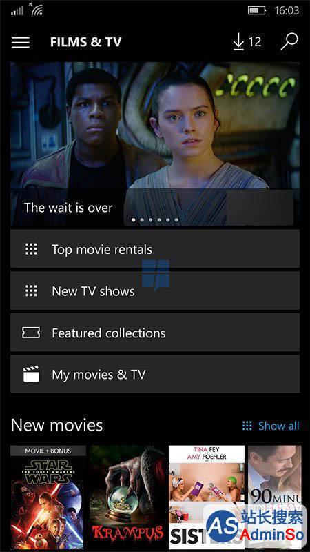 Win10移动版商店新UI曝光:将至一周年更新预览版