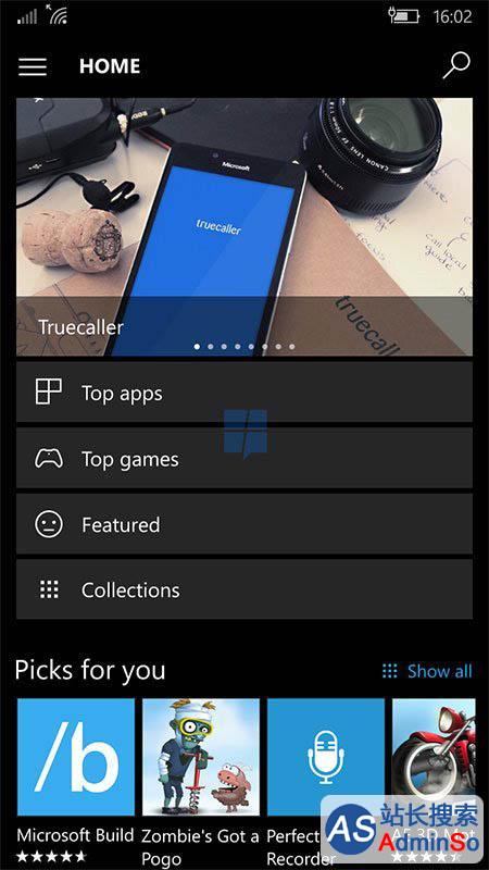 Win10移动版商店新UI曝光:将至一周年更新预览版