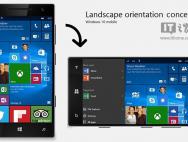 Win10 Mobile开始屏幕横屏模式怎么变？