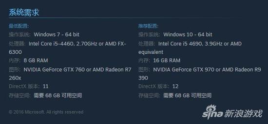 《量子破碎》Steam版配置需求 支持Win 7