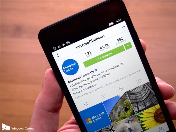 微软正在关闭大量Lumia Instagram区域性帐号