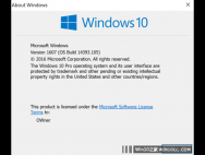 微软推送Win10 PC版Build 14393.105累积更新