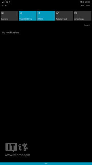 Win10 Mobile RS2预览版14915现bug：操作中心遇“难关”