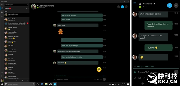 Windows 10新版Build 14931推送：Skype可直接收发短信