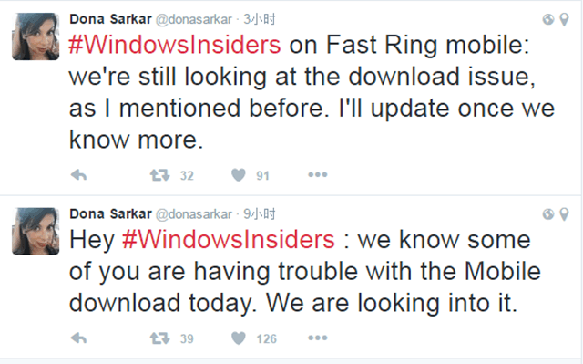 Win10 Mobile无法升级?微软正在解决中