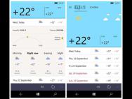 俄罗斯最大搜索引擎推出Win10 Mobile版天气预报