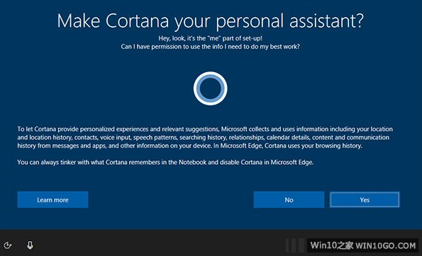 Win10创造者更新15002访问性提升：OOBE小娜、 WinPE和WinRE讲述人、盲文支持