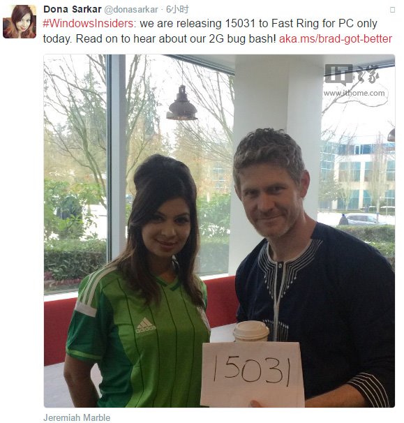 快讯：微软推送Win10创造者更新15031 PC快速预览版