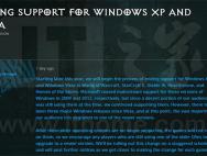暴雪宣布2017年逐步停止支持XP和Vista，用户需尽快升级Win10