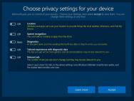 微软Windows10提高了隐私保护