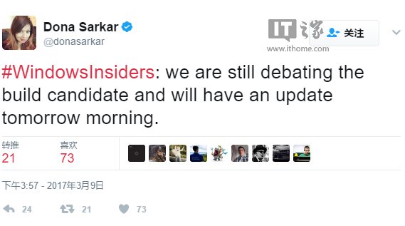 微软唐娜:新Win10 PC预览版11日凌晨推送