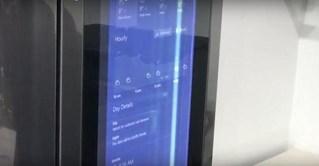 用冰箱上网?这款冰箱自带大触摸屏能运行win10