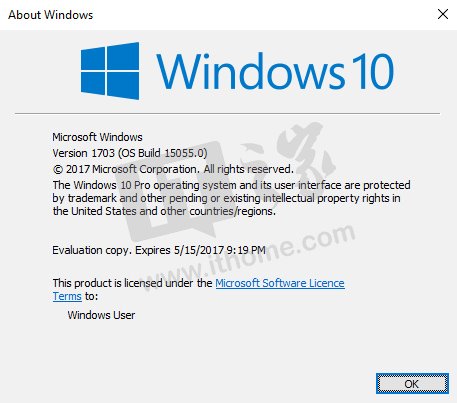 Win10创意者更新正式版本锁定1703,有望3月底或4月初推送