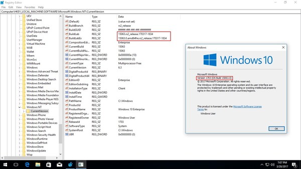 Win10 RS2 RTM Win10创作者更新