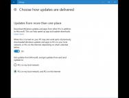 Windows 10创建者更新中的传送优化方式有助于避免数据超额收费