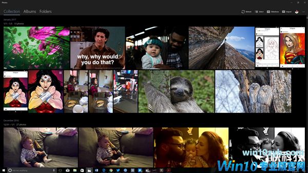 全面回归！Windows 10照片应用迎来毛玻璃效果