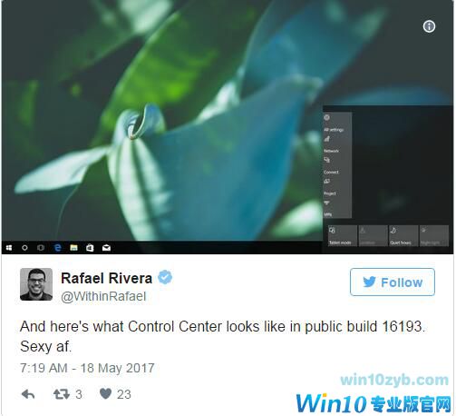 微软无意中揭示了指向新的Windows 10&ldquo;控制中心&rdquo;4.jpg
