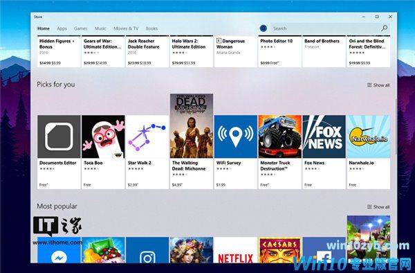 Win10应用商店迎来预览更新,Fluent流畅设计很显眼