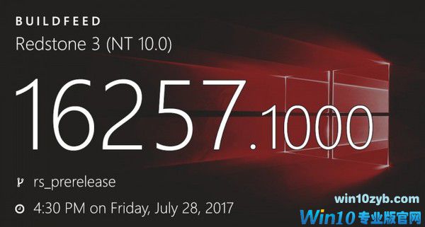 Win10 Build 16257