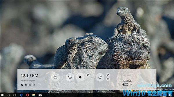 Windows 10 RS4上线新游戏栏：半透明、功能强化