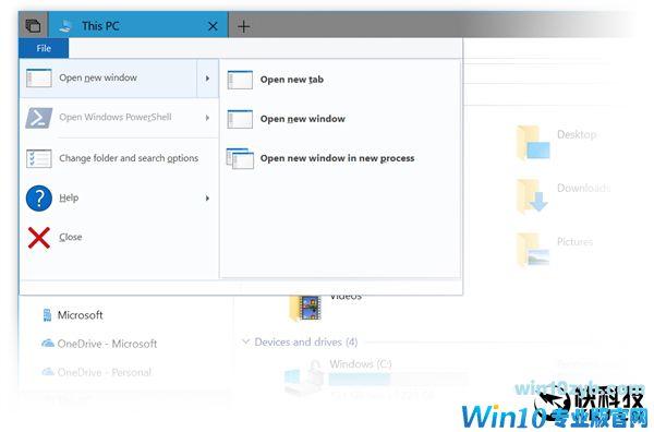 Windows 10标签页日趋完善：玩法相当丰富